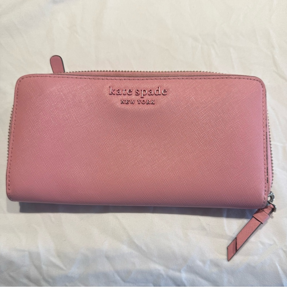Kate Spade Pink Zip Wallet